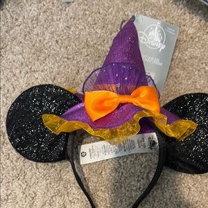 Disney Purple and Orange Halloween Witch Headband